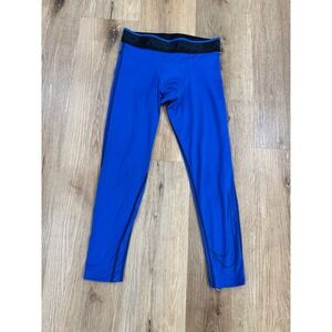 Nike Pro Dri-FIT Mens Royal Blue Compression Tights Training Leggings Small